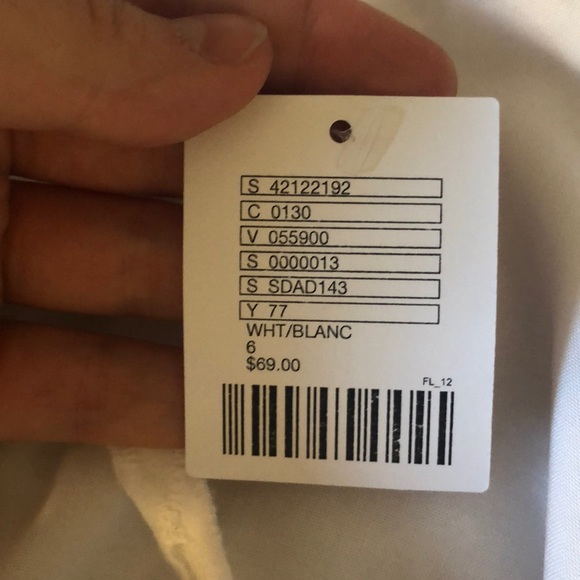 Urban Outfitters White Eyelet Dress Size 6 - Picture 7 of 7